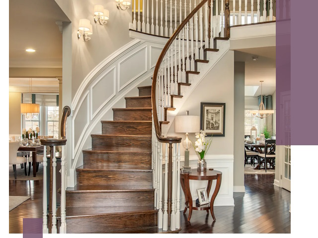 Изготовление лестниц под ключ в Югорске — металлокаркас и отделка