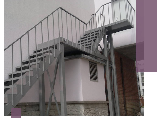 Монтаж пожарных лестниц под ключ в Югорске с гарантией качества