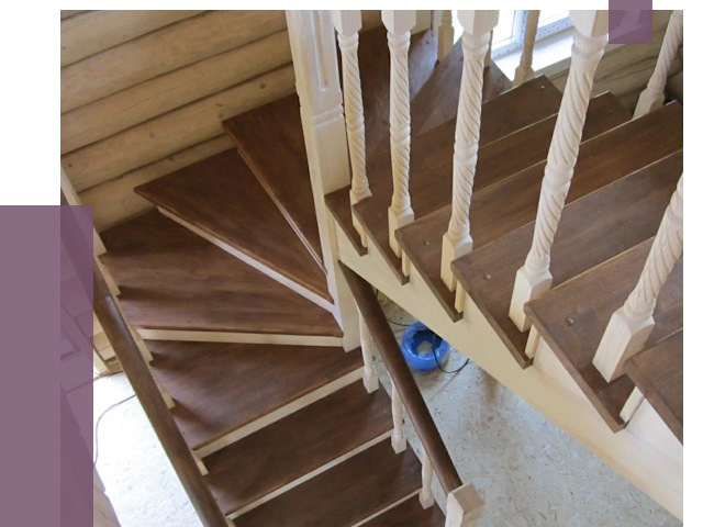 Реставрация деревянных лестниц в Югорске от 4289 руб.