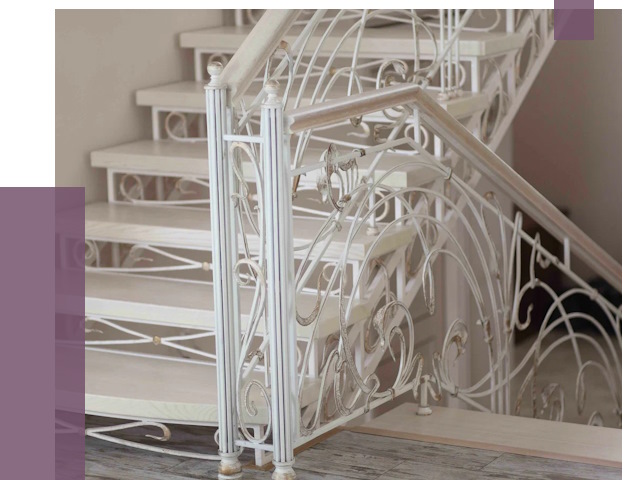 Изготовление кованых лестниц на заказ в Югорске от 86794 руб. | ПРОЛЁТ-Югр