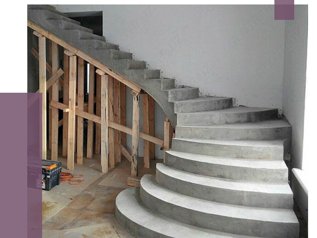 Изготовление бетонных лестниц под ключ в Югорске от 19911 руб. | ПРОЛЁТ-Югр