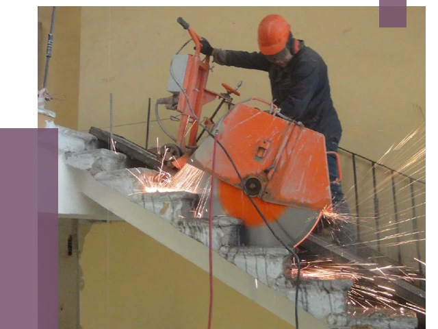 Демонтаж бетонных лестниц в Югорске от 4595 руб. за м2 | ПРОЛЁТ-Югр