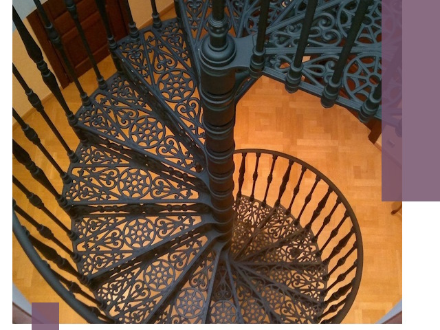 Винтовые лестницы под ключ в Югорске: производство и монтаж