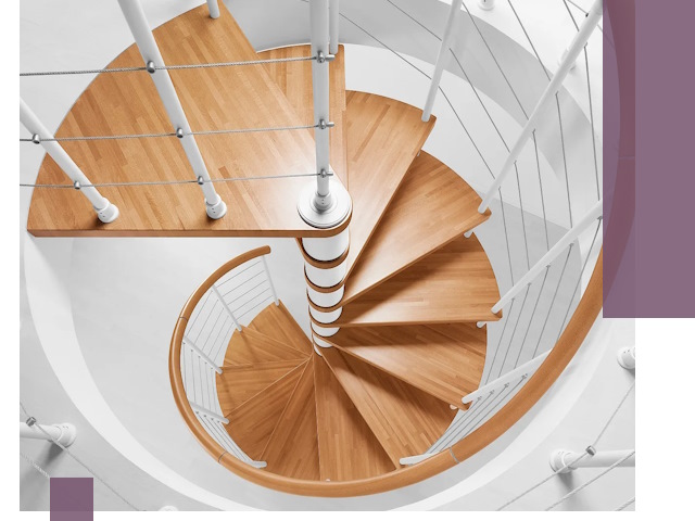 Изготовление винтовых лестниц под ключ в Югорске