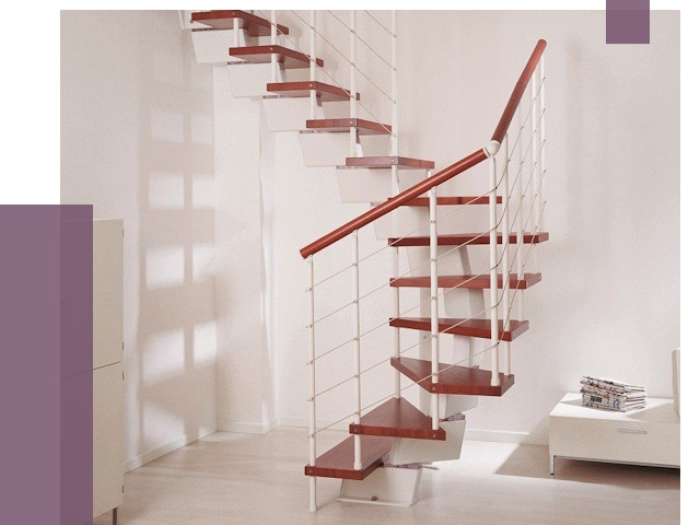Изготовление лестниц на больцах в Югорске от 9700 руб. | ПРОЛЁТ-Югр
