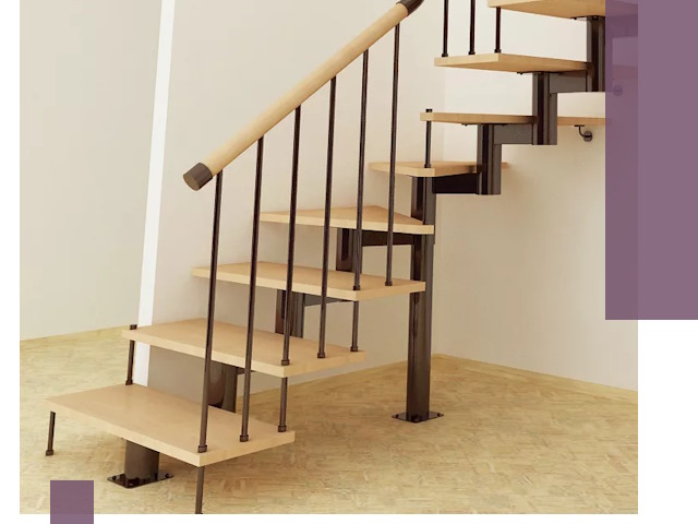 Монтаж лестниц на больцах в Югорске — быстро и надежно