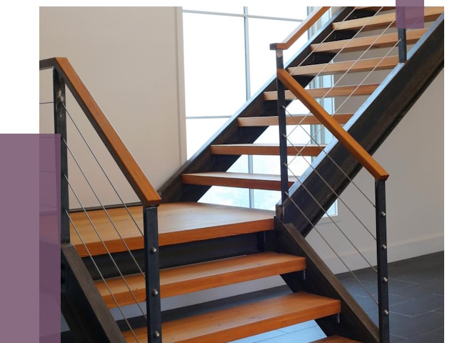 Изготовление лестниц на металлокаркасе в Югорске от 18890 руб. | ПРОЛЁТ-Югр