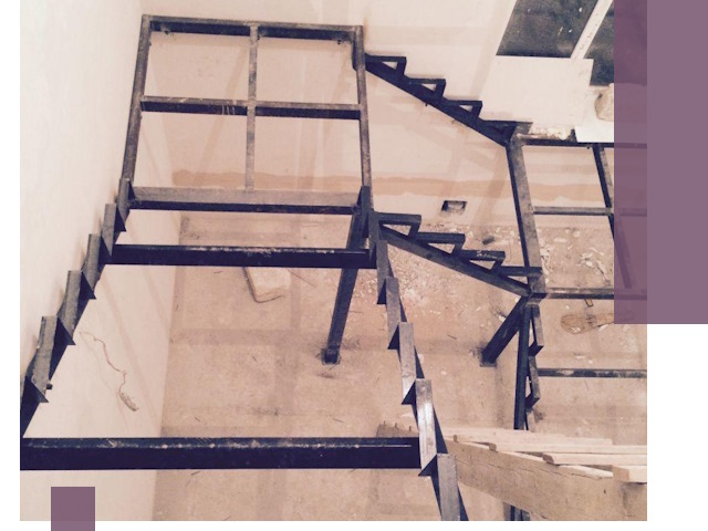 Монтаж лестниц на металлокаркасе в Югорске быстро и качественно