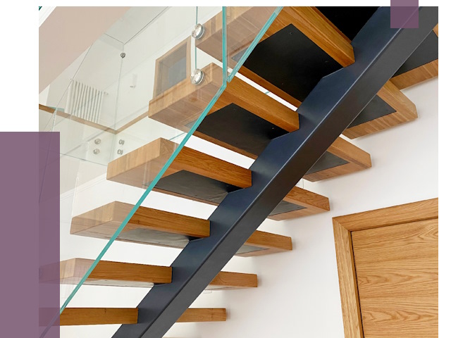 Лестницы на монокосоуре в Югорске от 18890 руб. под ключ | ПРОЛЁТ-Югр