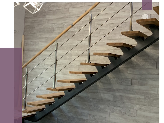 Изготовление лестниц на монокосоуре в Югорске от 76072 руб. 