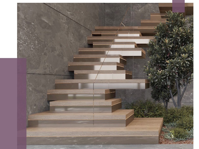 Современные лестницы в Югорске от 13785 руб. | ПРОЛЁТ-Югр