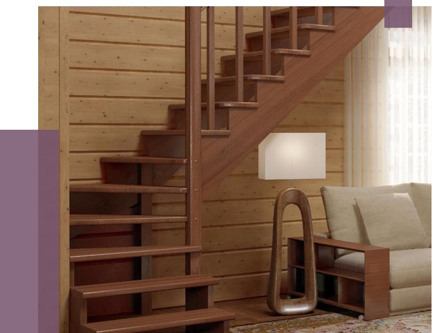 Лестницы эконом класса в Югорске от 18227 руб. бюджетные решения