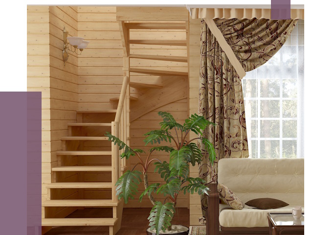 Лестницы для дачи в Югорске от 75817 руб.  | ПРОЛЁТ-Югр