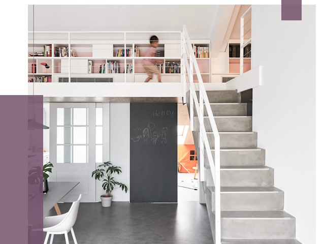 Лестницы для двухуровневой квартиры в Югорске от 176140 руб. | ПРОЛЁТ-Югр