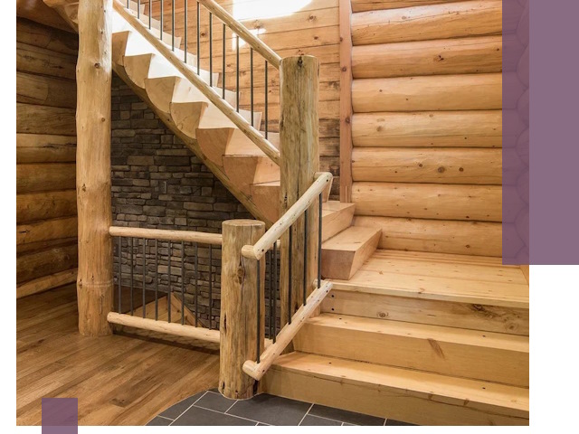 Лестницы в баню под заказ и профессиональный монтаж в Югорске