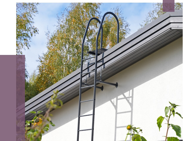 Лестницы на крышу в Югорске от 19095 руб. — монтаж и монтаж ПРОЛЁТ-Югр