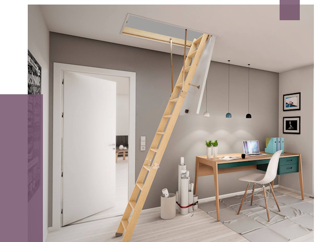 Чердачные лестницы в Югорске — от 14551 руб. | ПРОЛЁТ-Югр