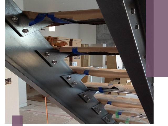 Усиление лестничных конструкций и усиление опор в Югорске