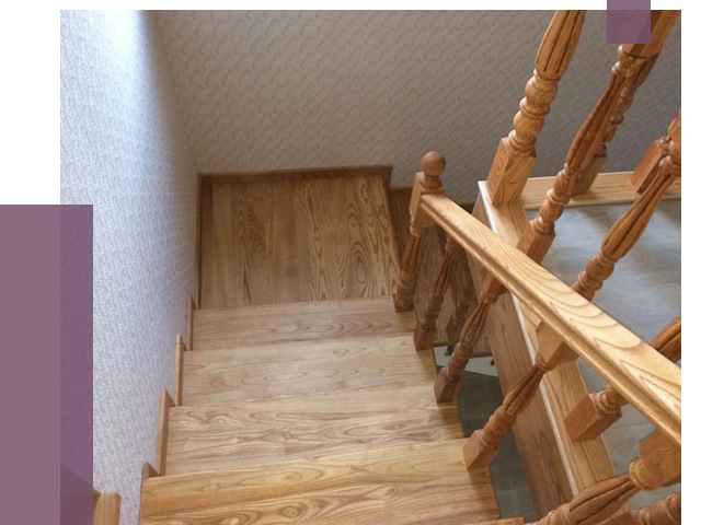 Сосновые лестницы в Югорске под ключ от 8067 руб.  | ПРОЛЁТ-Югр