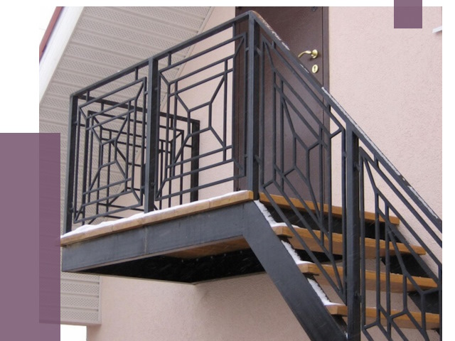 Металлические перила в Югорске от 4289 руб.  | ПРОЛЁТ-Югр