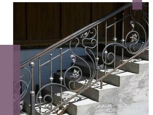 Кованые перила в Югорске от 8679 руб. под ключ — качество от ПРОЛЁТ-Югр