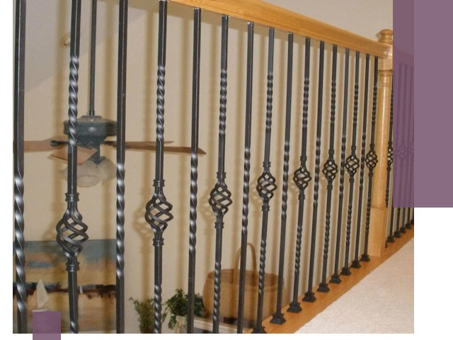 Изготовление и монтаж кованных перил в Югорске под ключ
