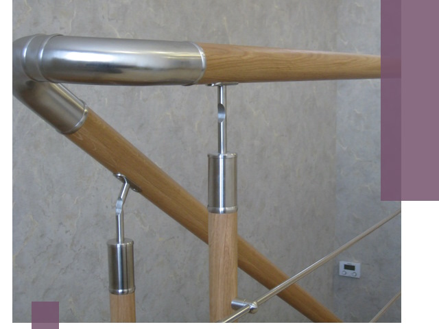 Комбинированные перила на заказ в Югорске — монтаж и производство