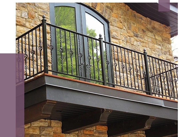 Балконные ограждения в Югорске от 8016 руб. — купить | ПРОЛЁТ-Югр