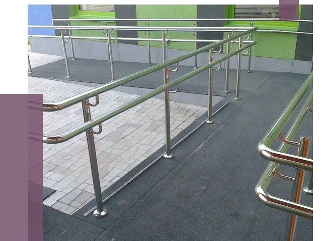 Ограждения пандусов в Югорске от 4340 руб. монтаж | ПРОЛЁТ-Югр