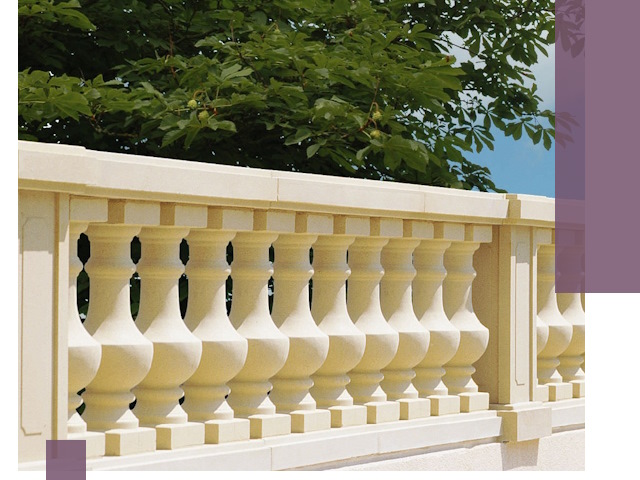 Установка балюстрады в Югорске: изготовление и монтаж под ключ