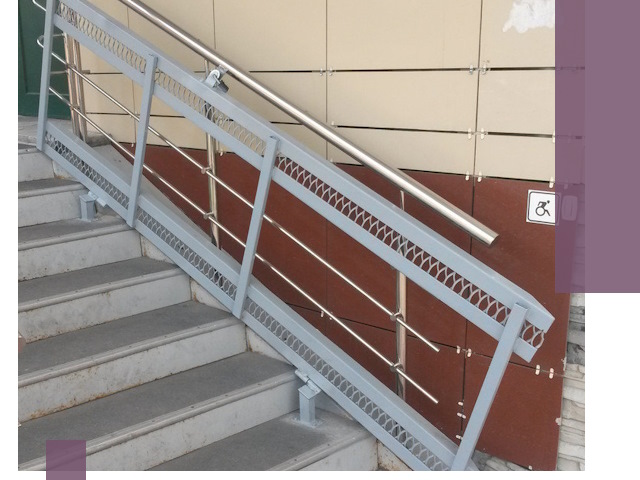 Изготовление откидных пандусов под ключ в Югорске