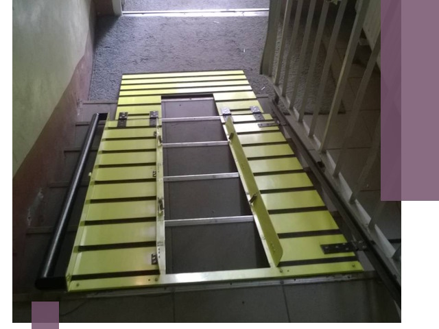 Профессиональный монтаж пандуса в подъезд в Югорске