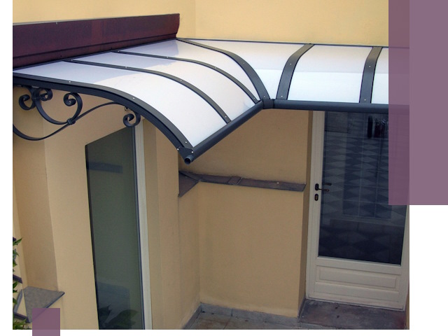 Монтаж козырьков любой сложности в Югорске под ключ