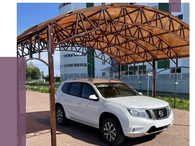 Недорогие навесы в Югорске от 42886 руб.  | ПРОЛЁТ-Югр