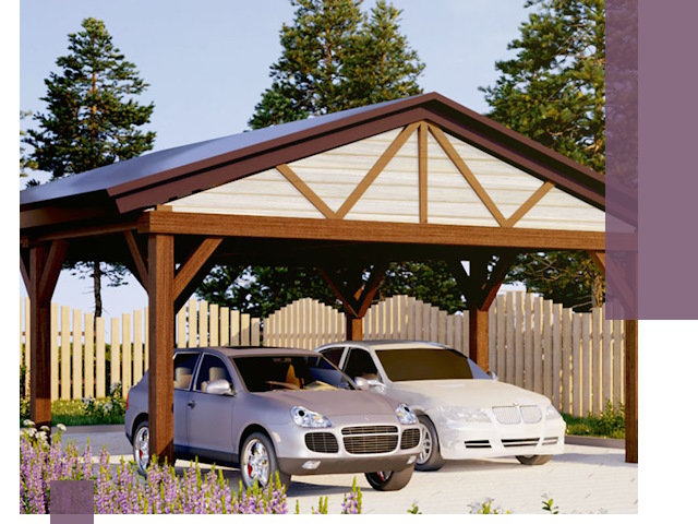 Навесы для автомобиля в Югорске — изготовление и монтаж