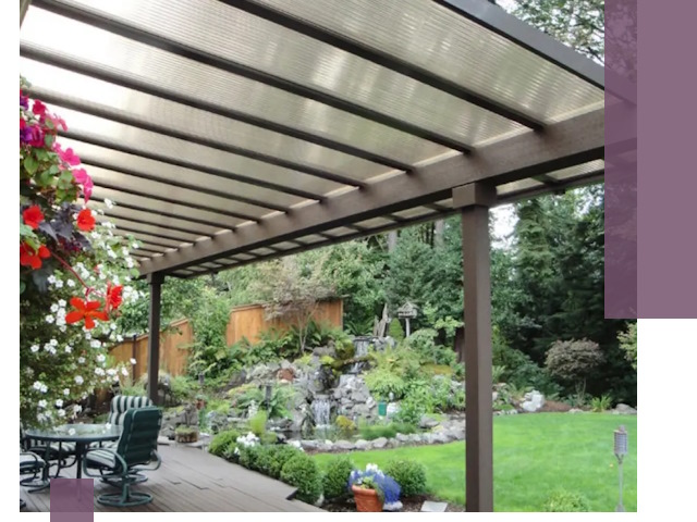 Навесы из поликарбоната под ключ в Югорске быстро и надёжно