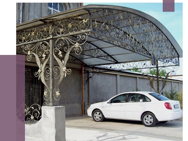 Кованые навесы в Югорске от 14551 руб. | ПРОЛЁТ-Югр