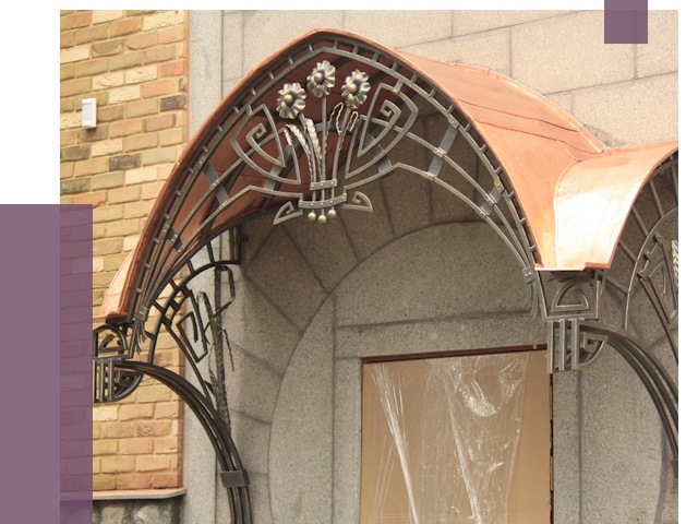 Арочные козырьки в Югорске от 14551 руб. 