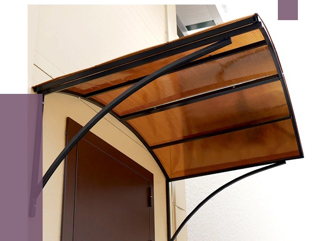 Недорогие козырьки в Югорске от 7577 руб.  | ПРОЛЁТ-Югр