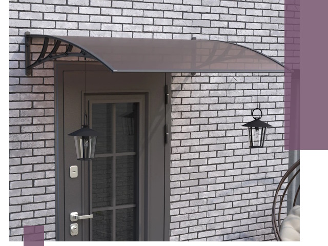 Недорогие козырьки и навесы под ключ в Югорске