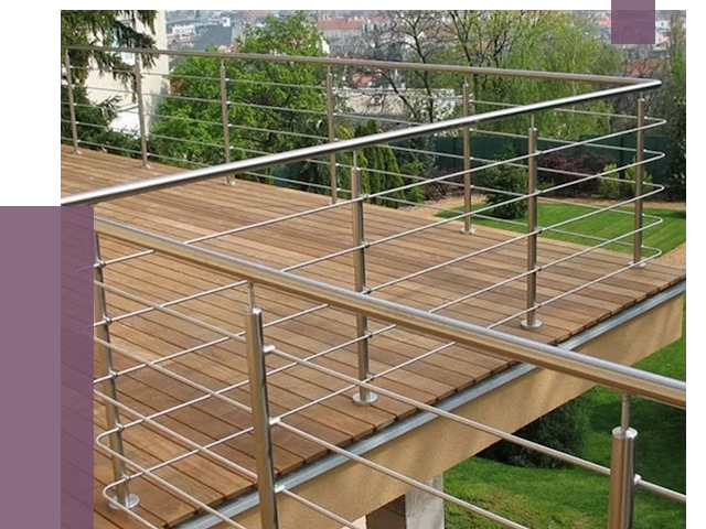 Алюминиевые парапеты в Югорске под ключ от 7760 руб. 