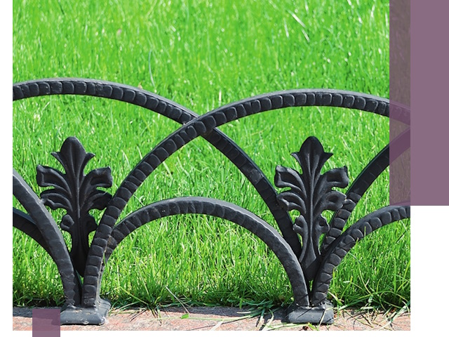 Декоративные металлические бордюры под ключ в Югорске