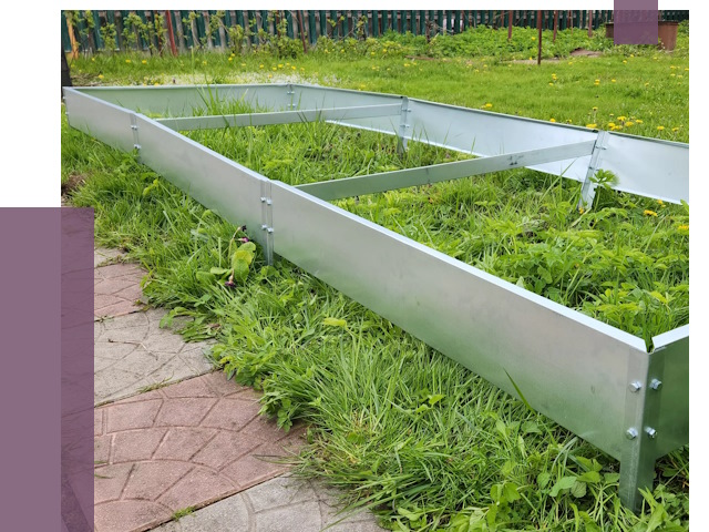 Металлические бордюры для грядок в Югорске от 1787 руб. 