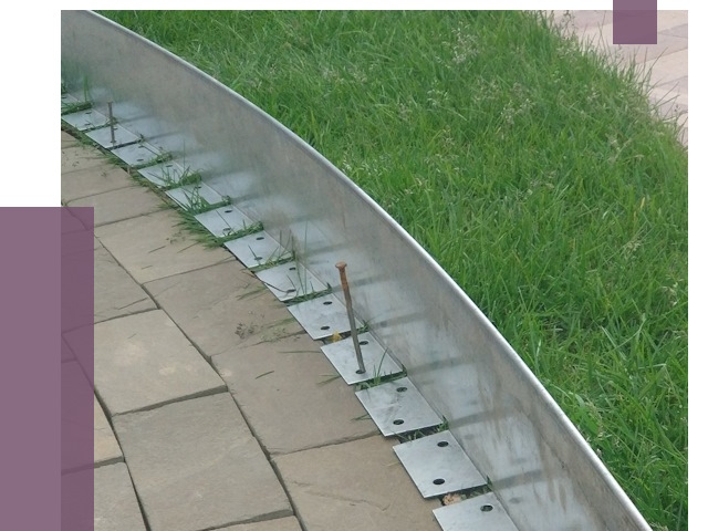 Металлические бордюры для тротуаров в Югорске от 8679 руб.