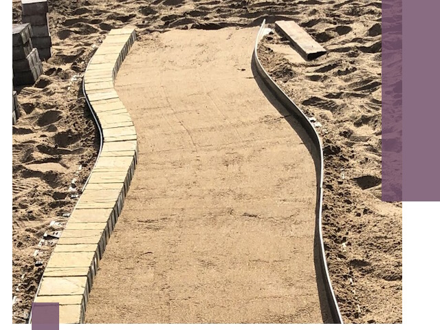 Металлические бордюры для тротуаров в Югорске — прочные и долговечные