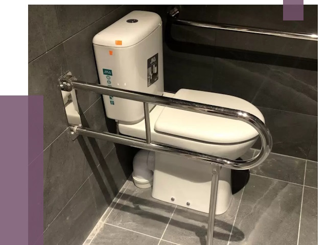 Поручни для санузлов в Югорске от 4289 руб. | ПРОЛЁТ-Югр