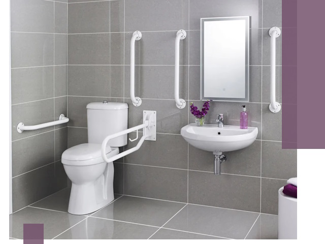 Поручни для санузлов в Югорске: установка, ремонт и монтаж