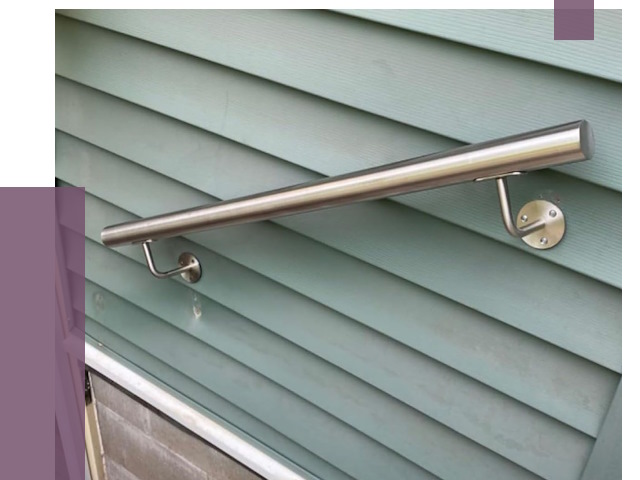 Поручни из нержавеющей стали в Югорске от 7658 руб.  | ПРОЛЁТ-Югр